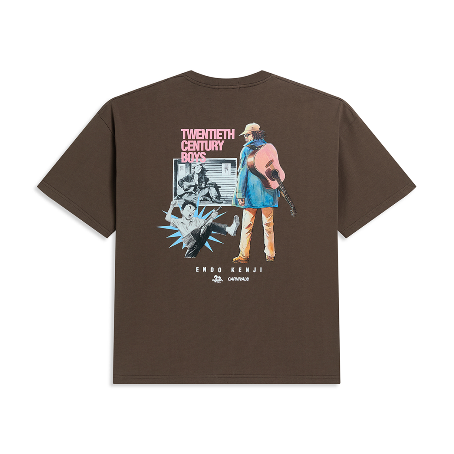 CARNIVAL X 20th CENTURY BOYS ENDO KENJI T-SHIRT OVS BROWN