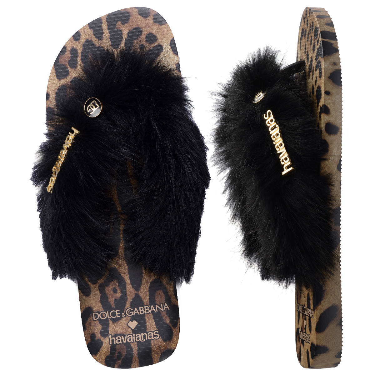HAVAIANAS x DOLCE&GABBANA ANIMALS FUR LEOPARD