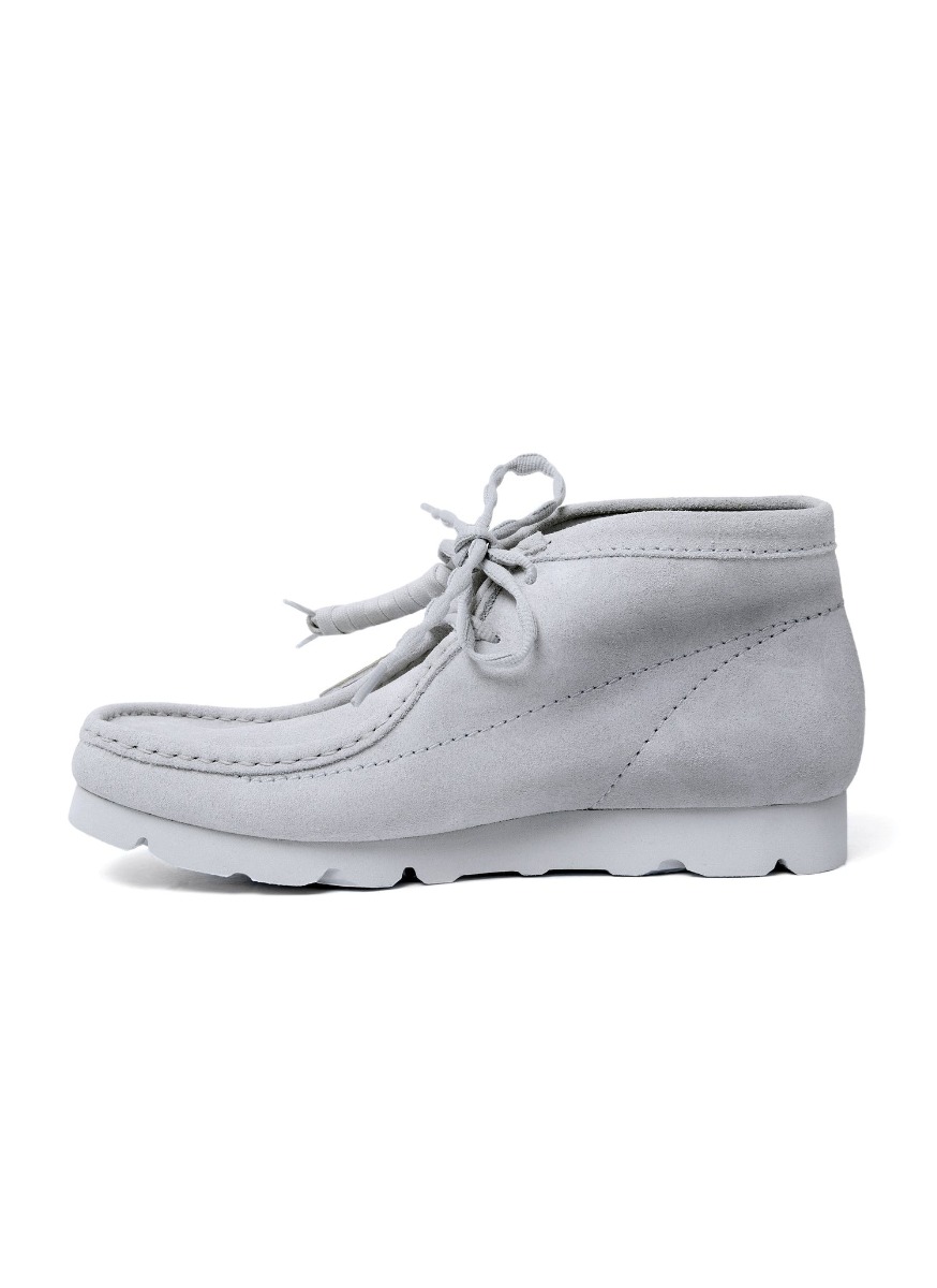 Clarks WallabeeBT PAF グレー CLARKS WALLABEE BT PAF Originals x Post Archive Faction GREY BLUE
