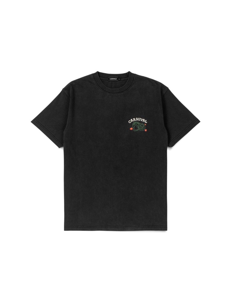 CARNIVAL FW23 HANDCUFFS WASHED T-SHIRT BLACK