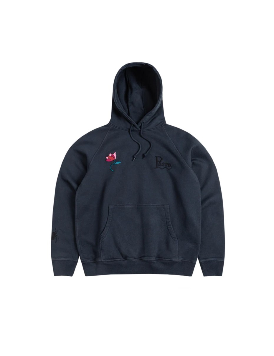 PARRA the secret garden hooded sweatshirt navy blue (48126)
