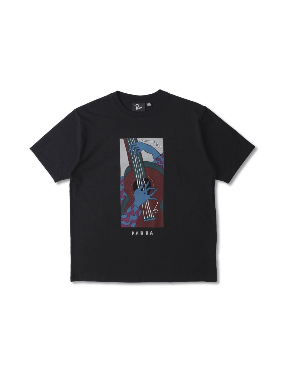 PARRA Cheap strings t-shirt Black