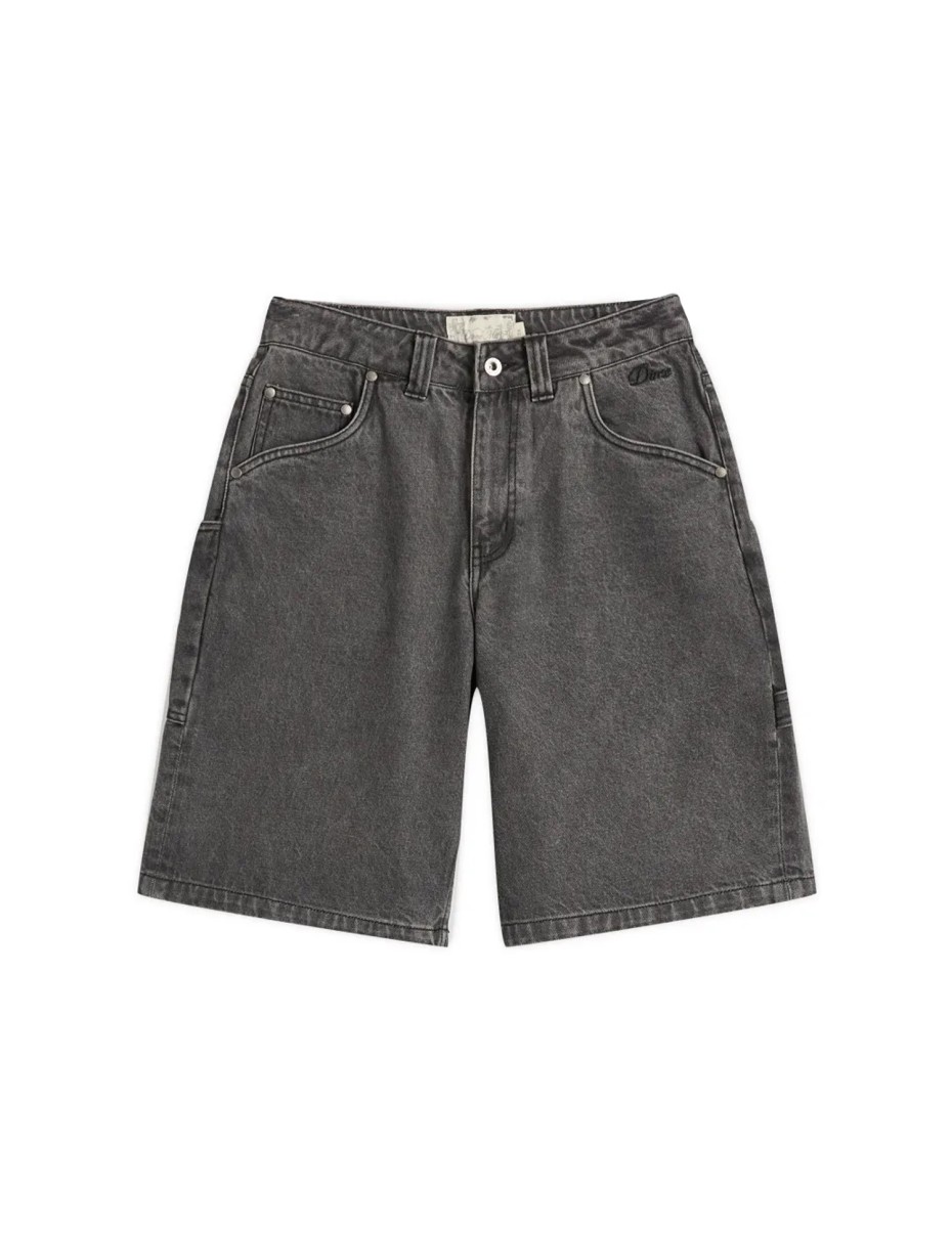 DIME Classic Denim Shorts_Faded Black