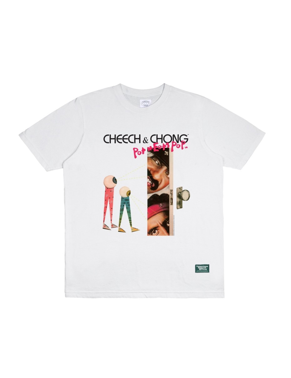 Pot Meets Pop GET OUT OF MY ROOM TEE WHITE