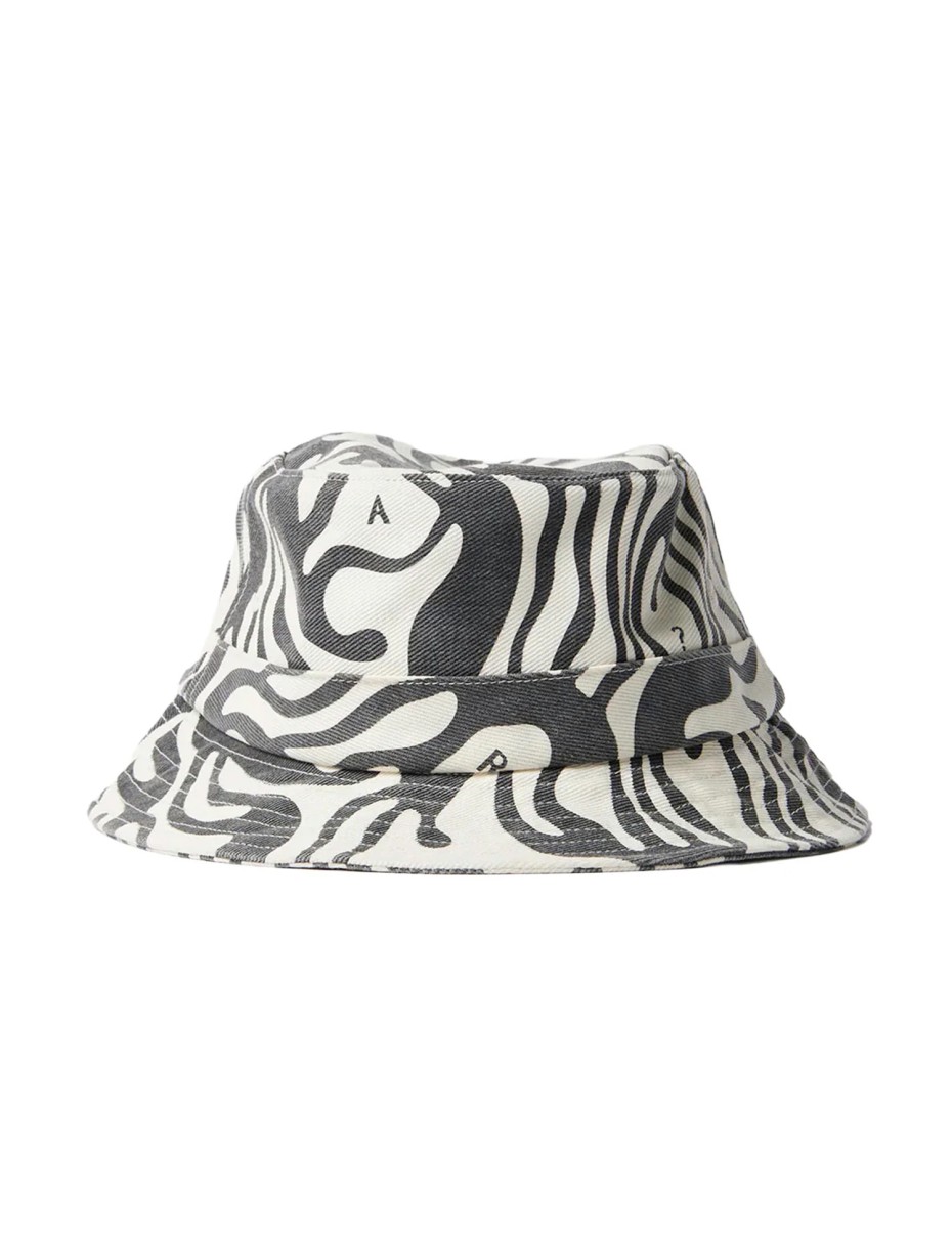 PARRA Blobbed bucket hat Washed grey
