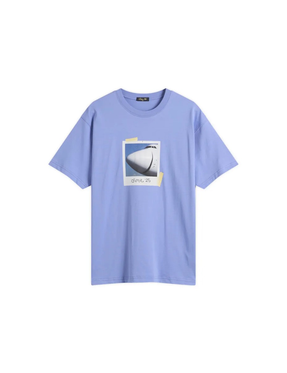 DIME Plane T-Shirt_Light Indigo