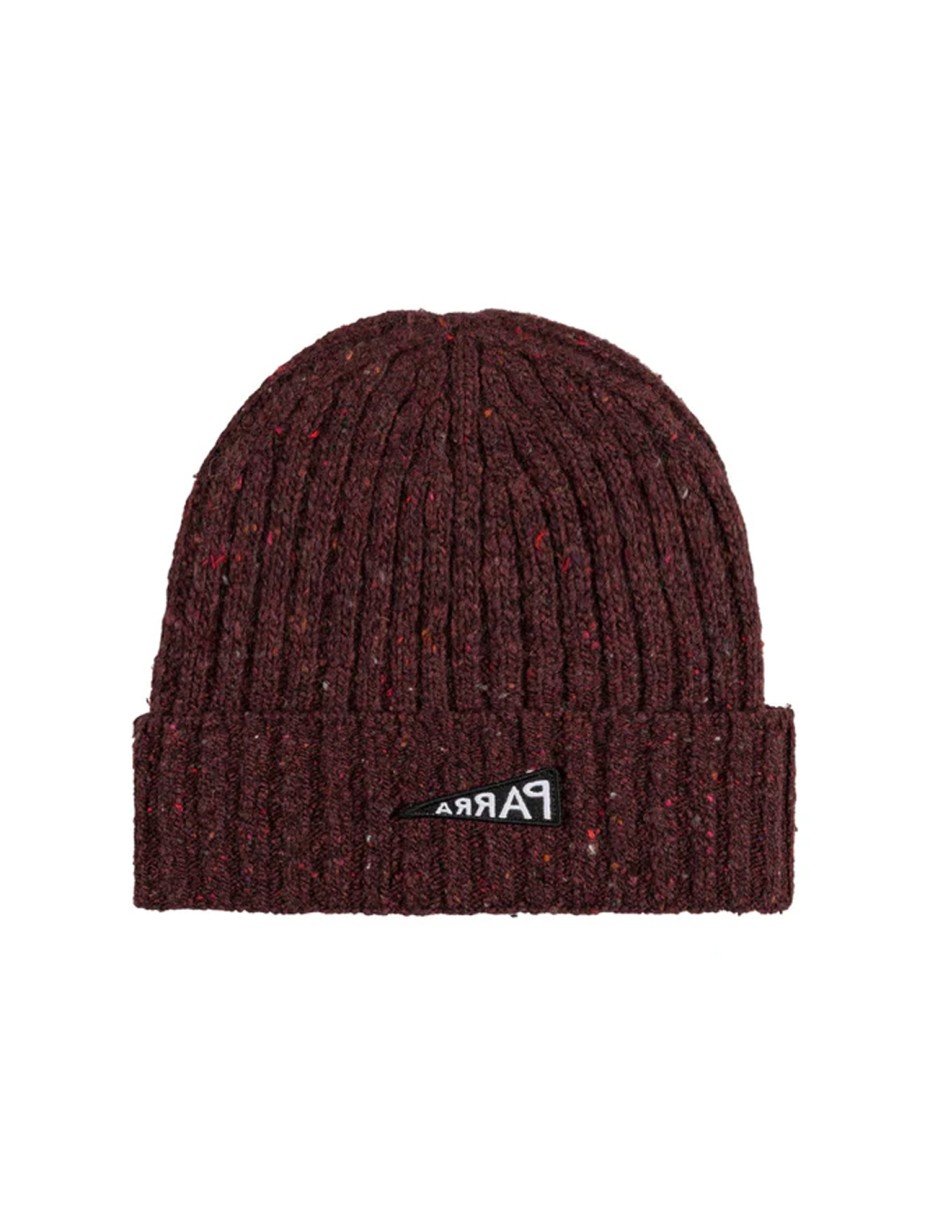 PARRA Reversed flag beanie Dark burgundy (54475)