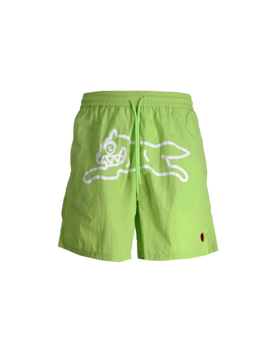 ICE CREAM RUNNING DOG SWIM SHORTS GREEN