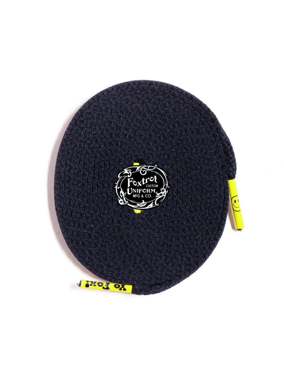 FOXTROT UNIFORM SOLID BLACK SMILEY FACE