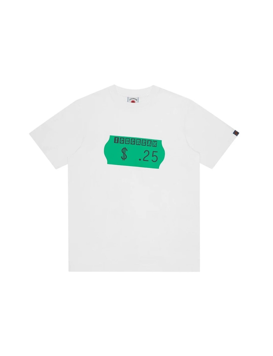 ICE CREAM STICKER T-SHIRT WHITE