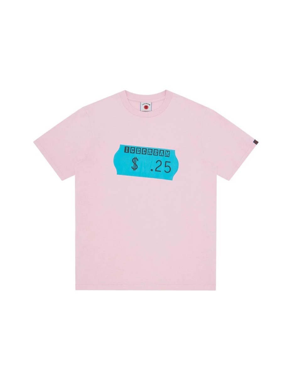 ICE CREAM STICKER T-SHIRT PINK