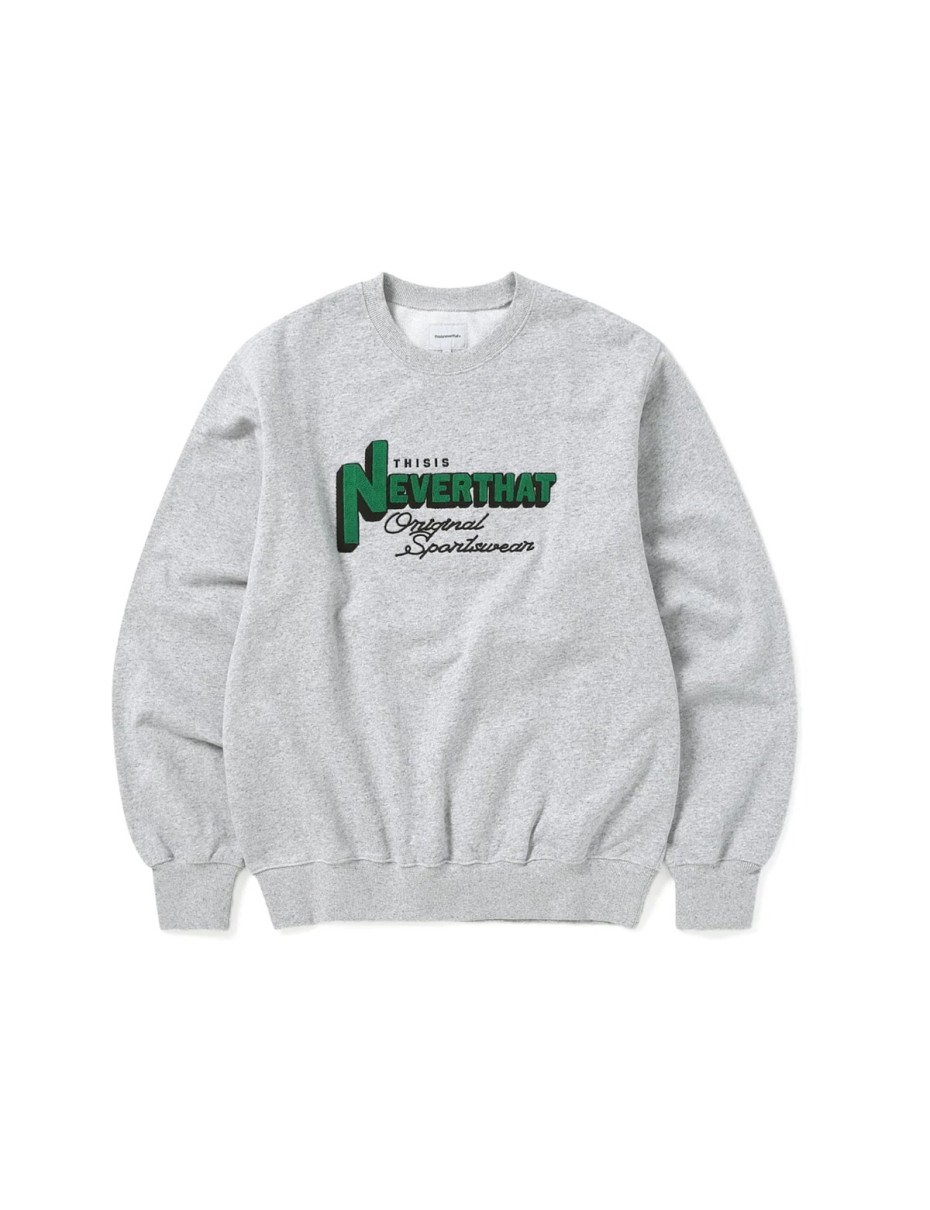TNT TNT League Crewneck Heather Grey (TN233TSWCW04-Grey)