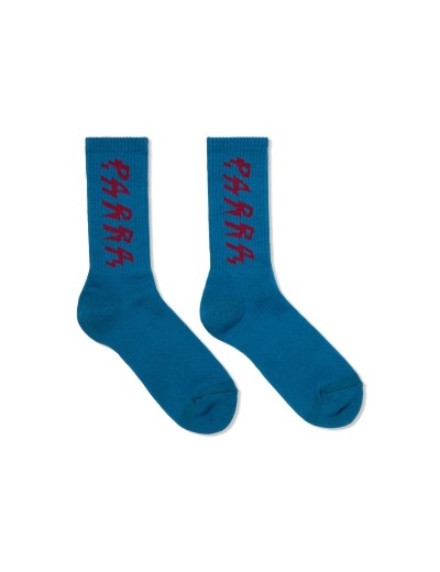 Parra shocker logo crew socks greek blue (49250)