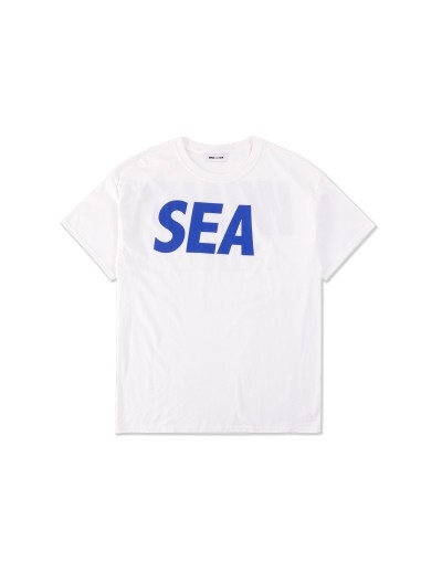Wind And Sea BIG SEA LOGO TEE BLUE/WHITE (SEA-OS01)