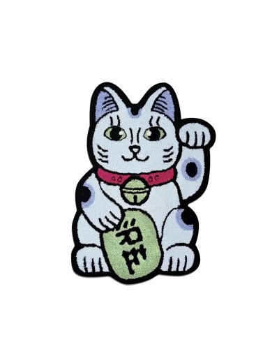 Raw Emotions Lucky Cat Rug Blue Small