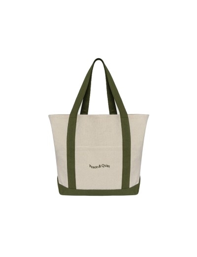 MOPQ WORDMARK BOAT TOTE OLIVE OS (MOPQ-FW23-22-OLIVE)