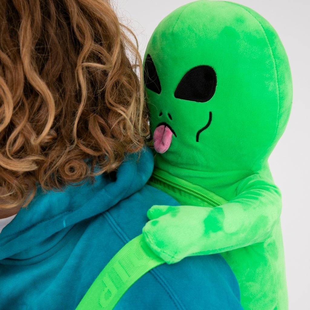 RIPNDIP Lord Alien Plush Backpack Green (RND4617)