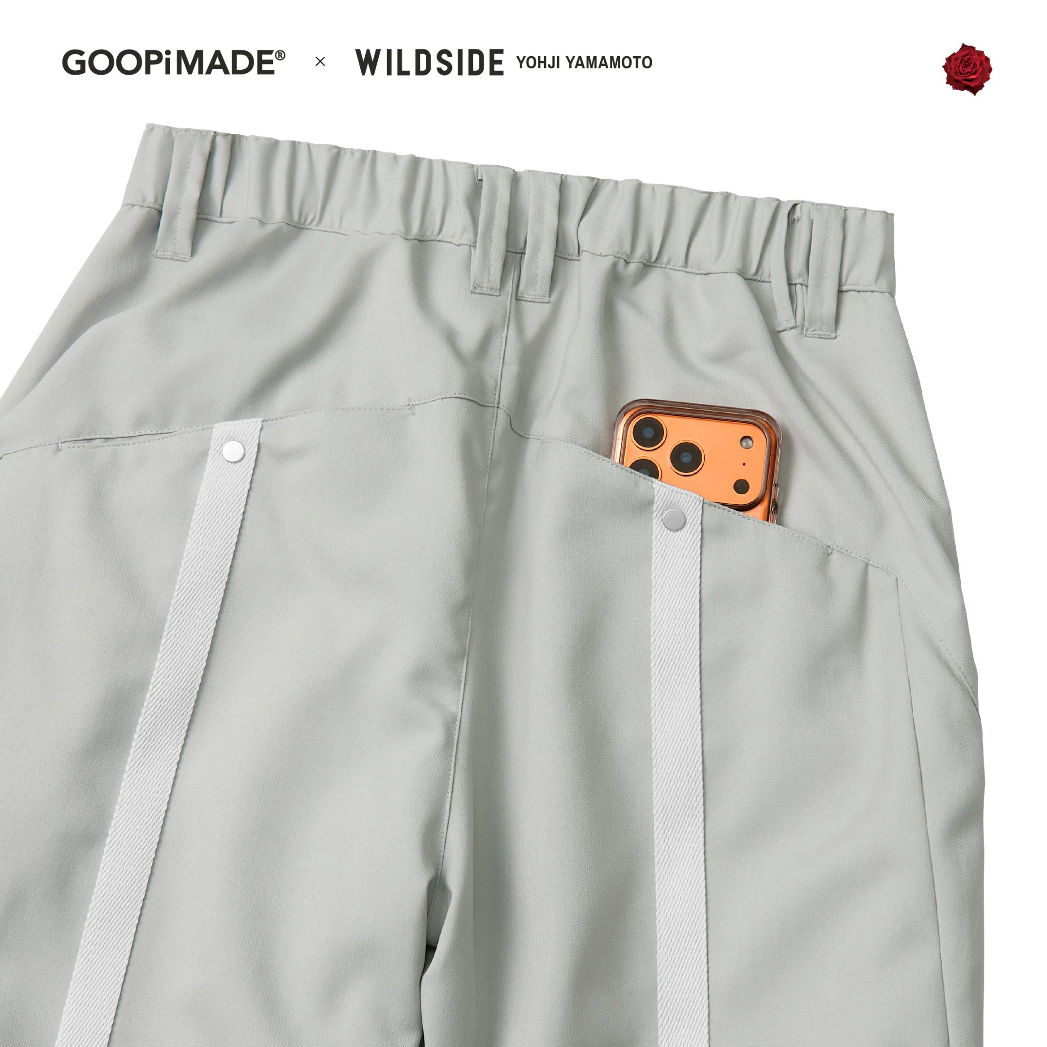 GOOPiMADE x WILDSIDE YOHJI YAMAMOTO Nobleman Trousers L-Gray
