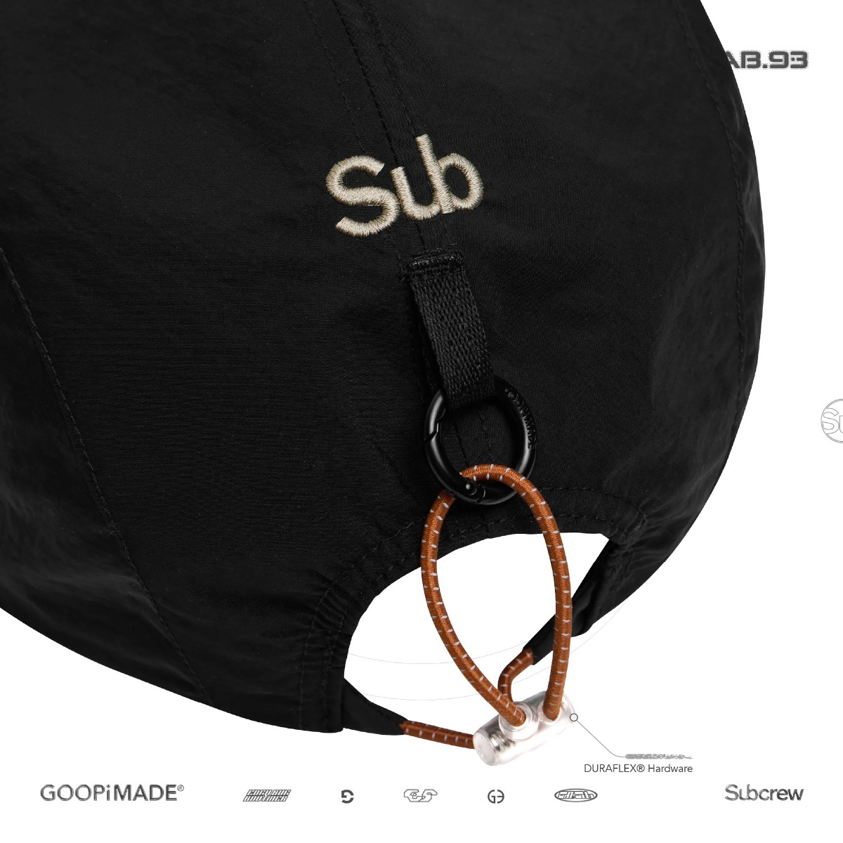 GOOPiMADE x Subcrew “RGW-01C” 20th Anniversary Logo Cap Shadow OS