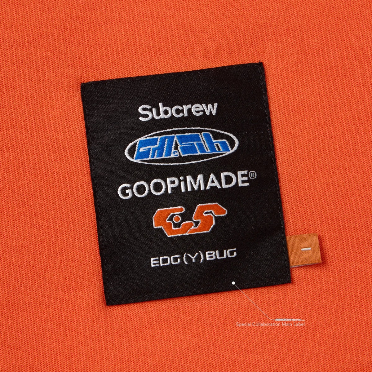 GOOPiMADE x Subcrew “RGW-01T” 20th Anniversary Oversized Logo Tee Pumpkin