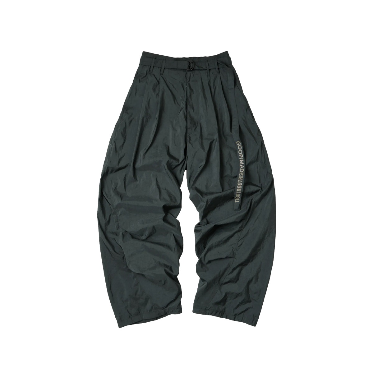 GOOPiMADE x TIGHTBOOTH “GTB-03P” SP Strap Baggy Slacks OLIVE
